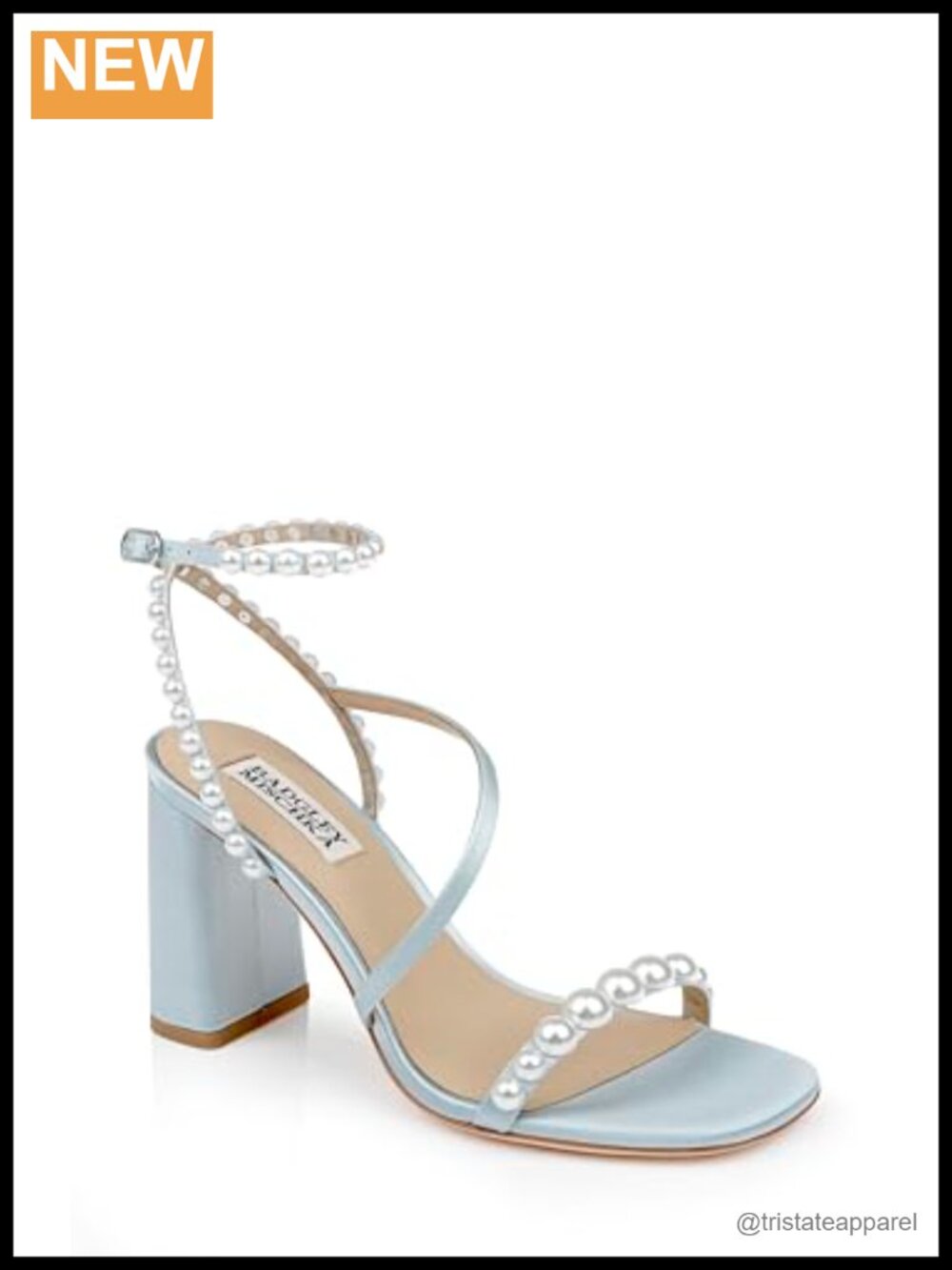 Badgley Mischka Jordyn Block Heel Ankle Strap Heeled Sandals
